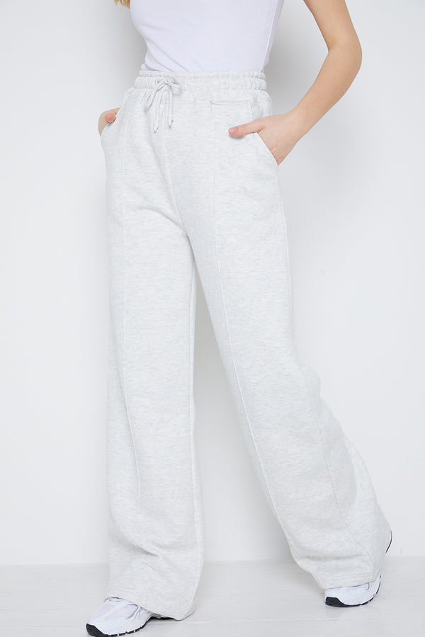 In The Style Fits Fleeceback Straight Leg Jogger Grey