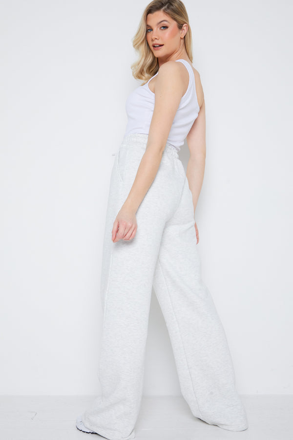 In The Style Fits Fleeceback Straight Leg Jogger Grey