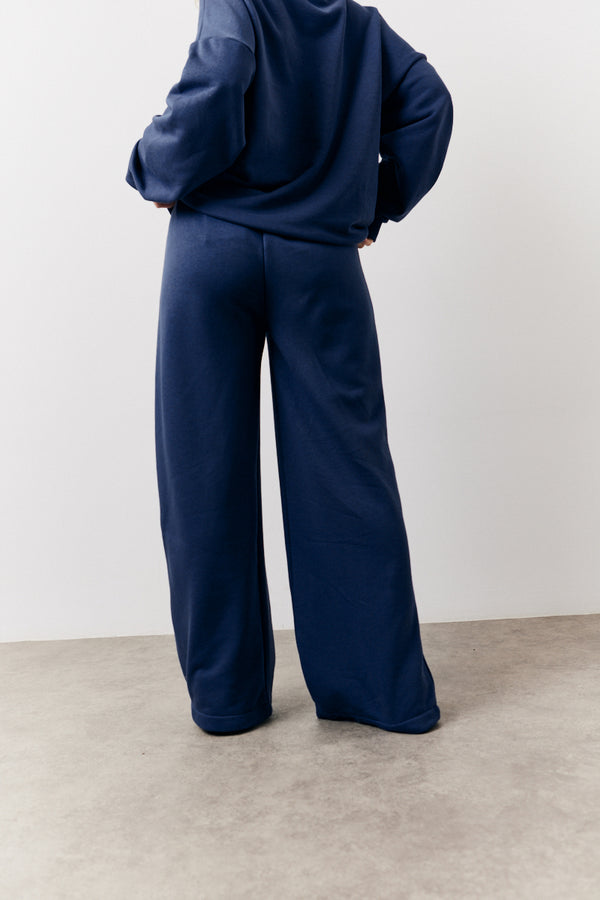 In The Style Fits Navy Fits Graphic Straight Leg Co-Ord Jogger Navy