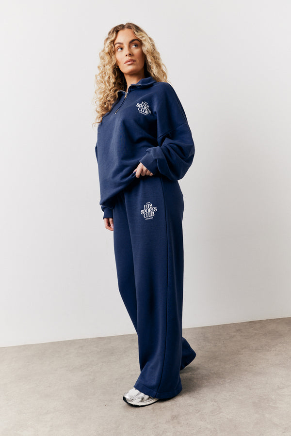 in the style Fits Navy Fits Graphic Straight Leg Co-Ord Jogger Navy