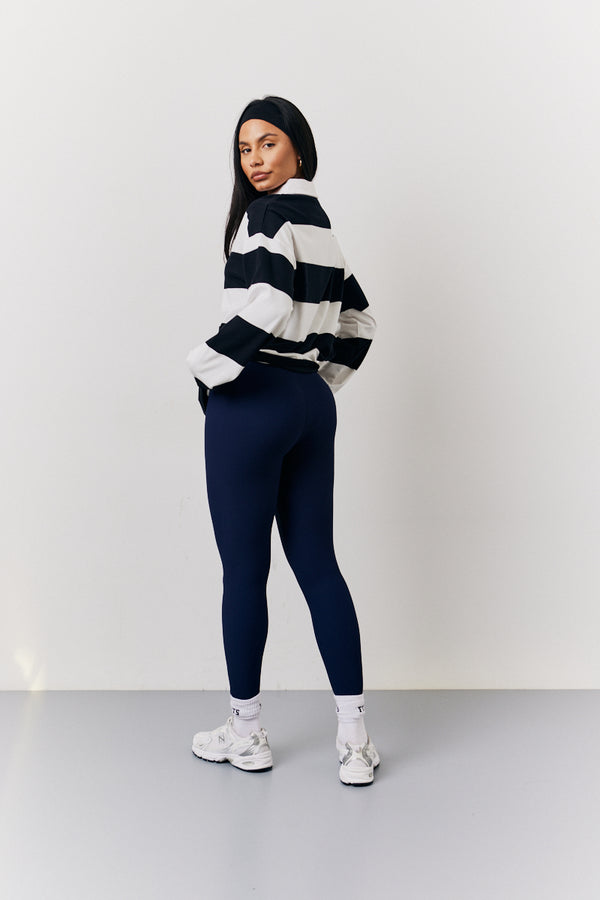 In The Style Fits Navy High Waisted Sculpt And Control Leggings Navy