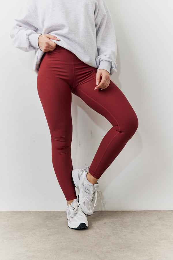 In The Style Fits Sculpt And Control Legging Burgundy