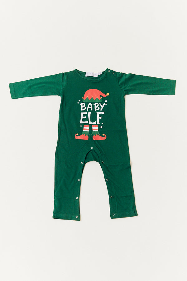 in the style In the Style Babies Elf Print Matching Family Romper Multi in the style In the Style Babies Elf Print Matching Family Romper Multi