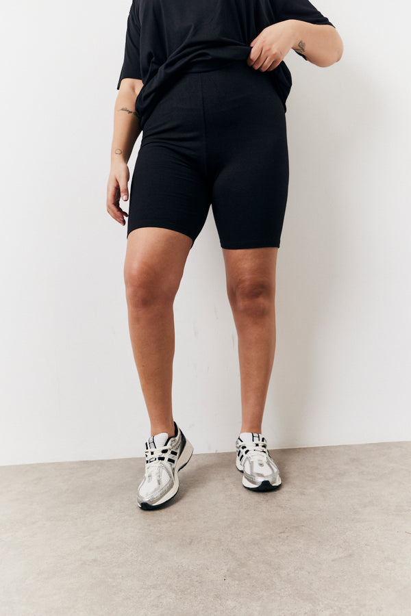 In The Style In The Style Black 2 Pack Cycling Short Black