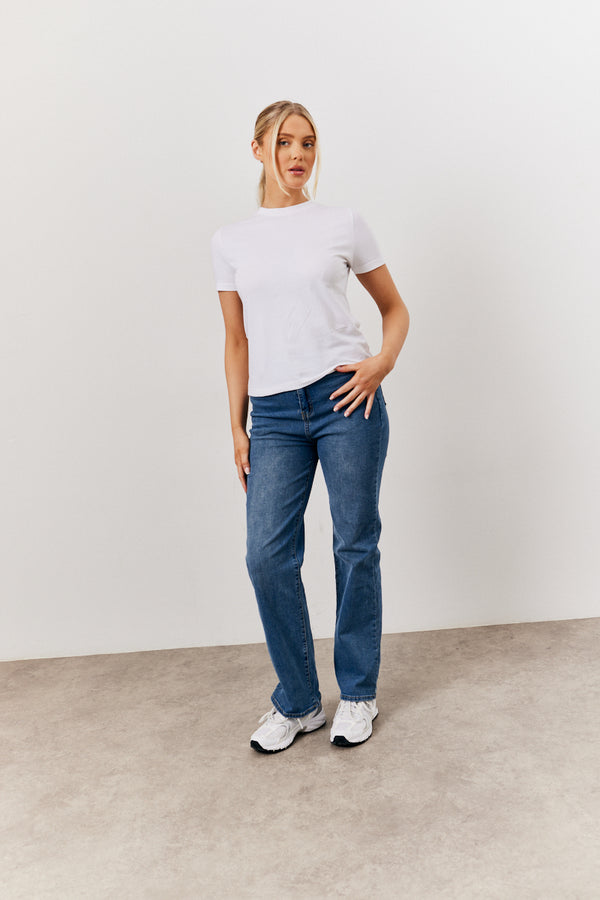 In The Style In The Style Black And White 2 Pack Slim Fit Crew Neck T-Shirt Monochrome