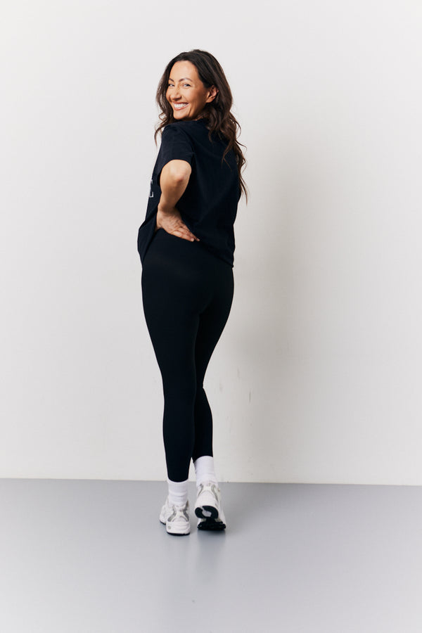 In The Style In The Style Black Team Bride Slogan T-Shirt Black