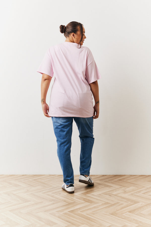 In The Style In The Style Bow Motif T-Shirt Light Pink