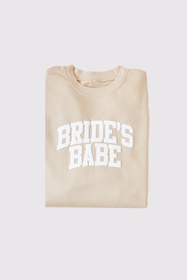 In The Style In The Style Bride Babe's Crew Neck Sweatshirt Stone