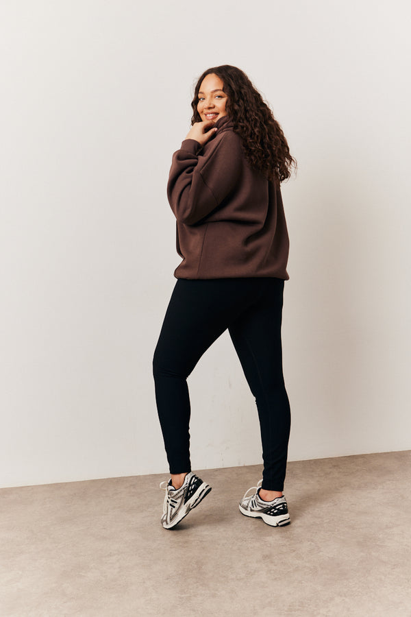 In The Style In The Style Brown Oversized Hoodie Brown