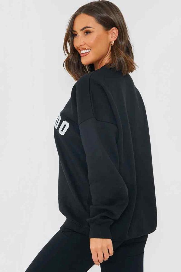 In The Style In The Style Colorado Oversized Sweater Black