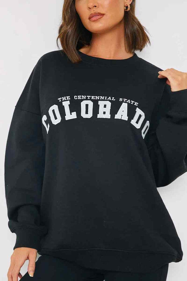 in the style In The Style Colorado Oversized Sweater Black