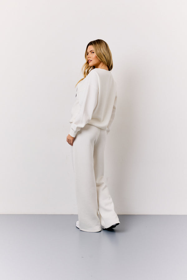 In The Style In The Style Cream 1992 Embroidered Slogan Sweatshirt Cream