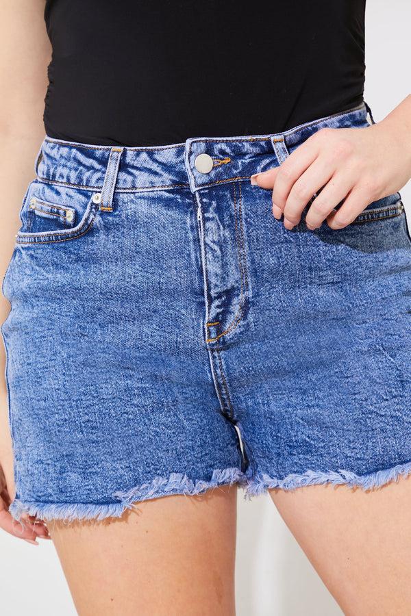 In The Style Fits Denim Short Blue