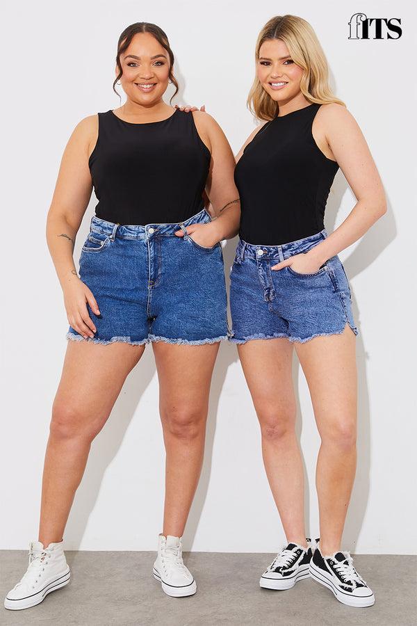 in the style Fits Denim Short Blue