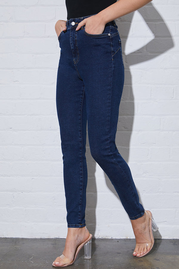 In The Style Fits Sculpt Shaper Jeans Blue