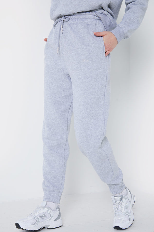 In The Style In The Style Fleeceback Cuff Oversized Jogger Grey