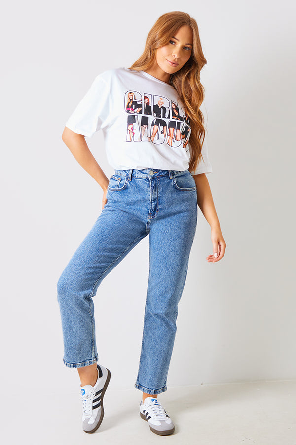 in the style In The Style Girls Aloud Graphic T-Shirt White