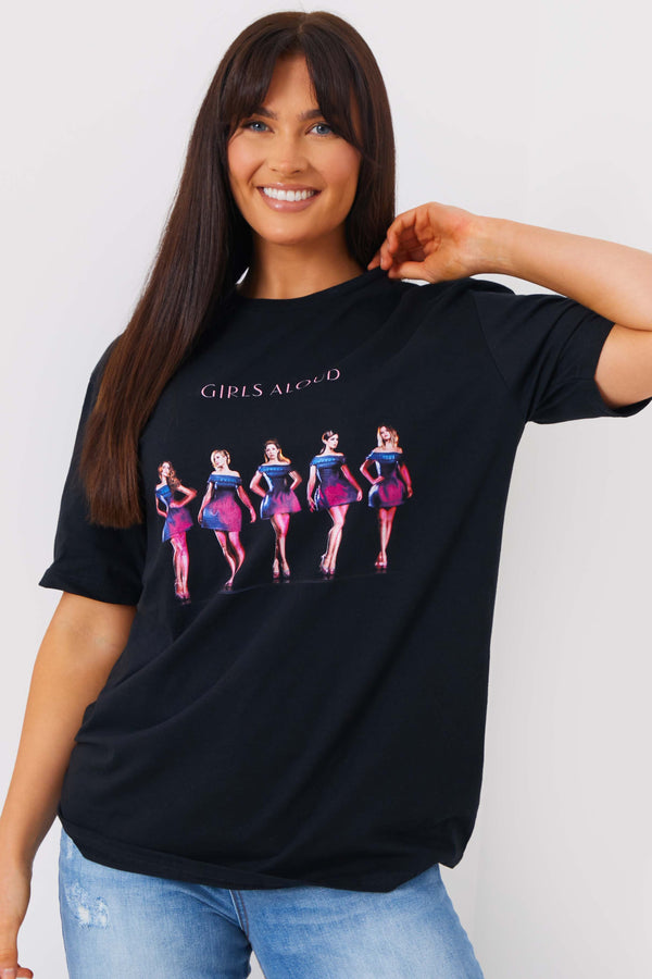 In The Style In The Style Girls Aloud Tour T-Shirt Black