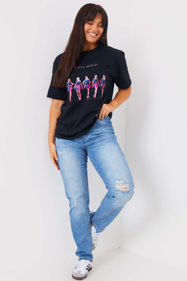 In The Style In The Style Girls Aloud Tour T-Shirt Black
