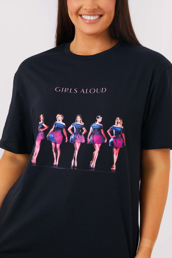 In The Style In The Style Girls Aloud Tour T-Shirt Black