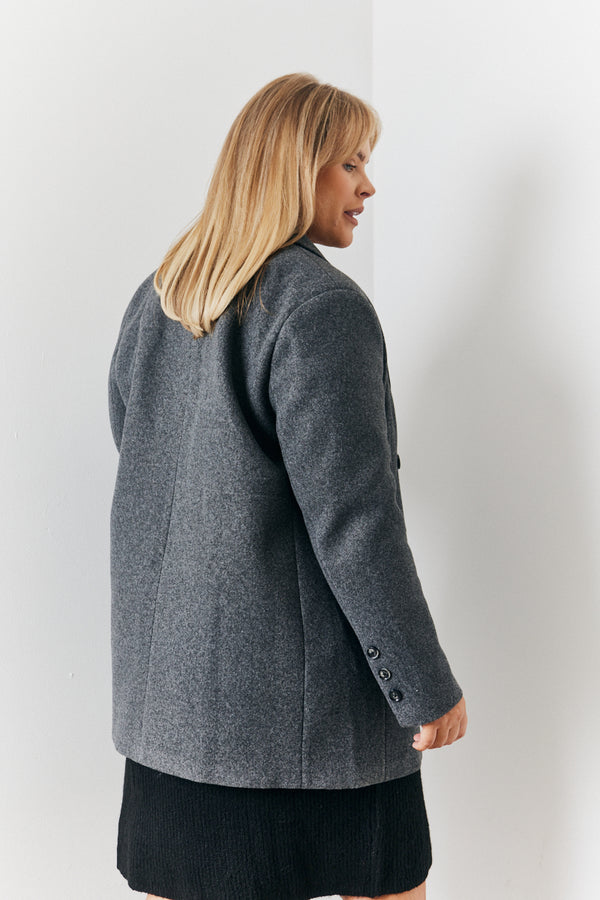 In The Style In The Style Heathman Blazer Coat Grey