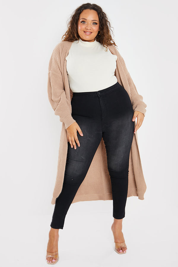 In The Style In The Style High Waisted Stretch Jegging Jeans Black