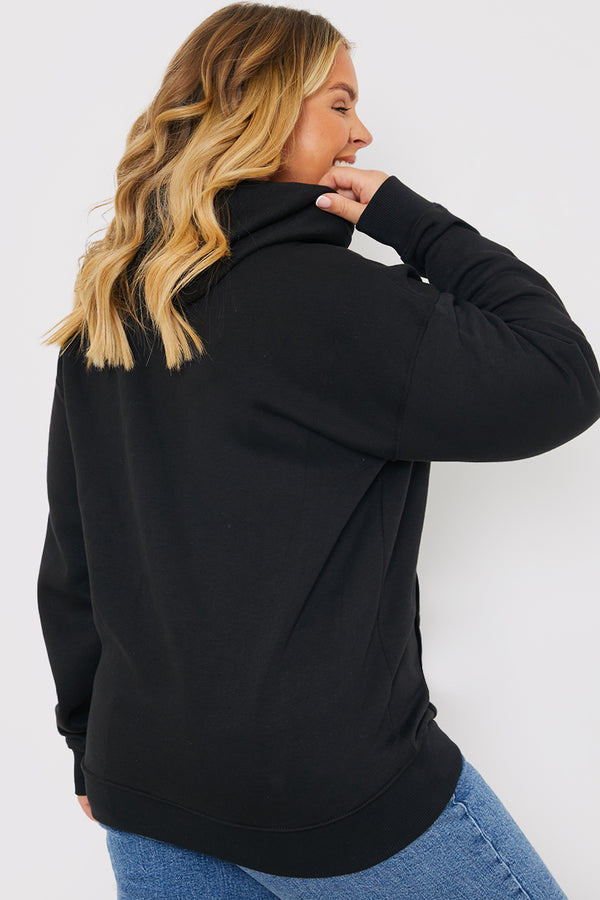 In The Style In The Style I Am A Woman. What's Your Superpower?' Slogan Hoodie Black