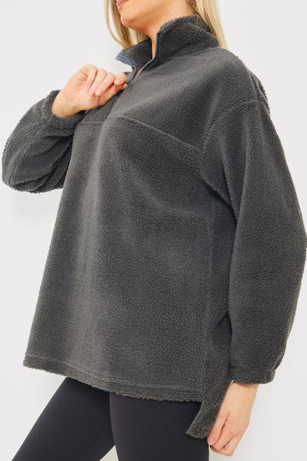 In The Style In The Style Borg Sweater Grey