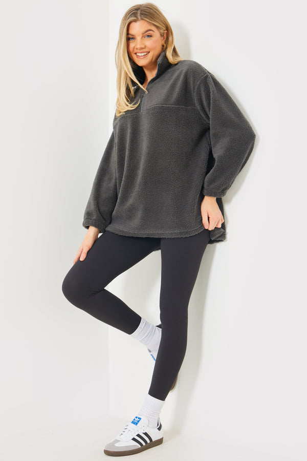 In The Style In The Style Borg Sweater Grey
