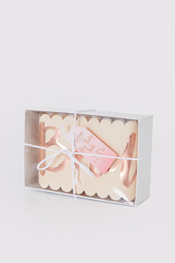 In The Style In The Style Bride To Be Sash White