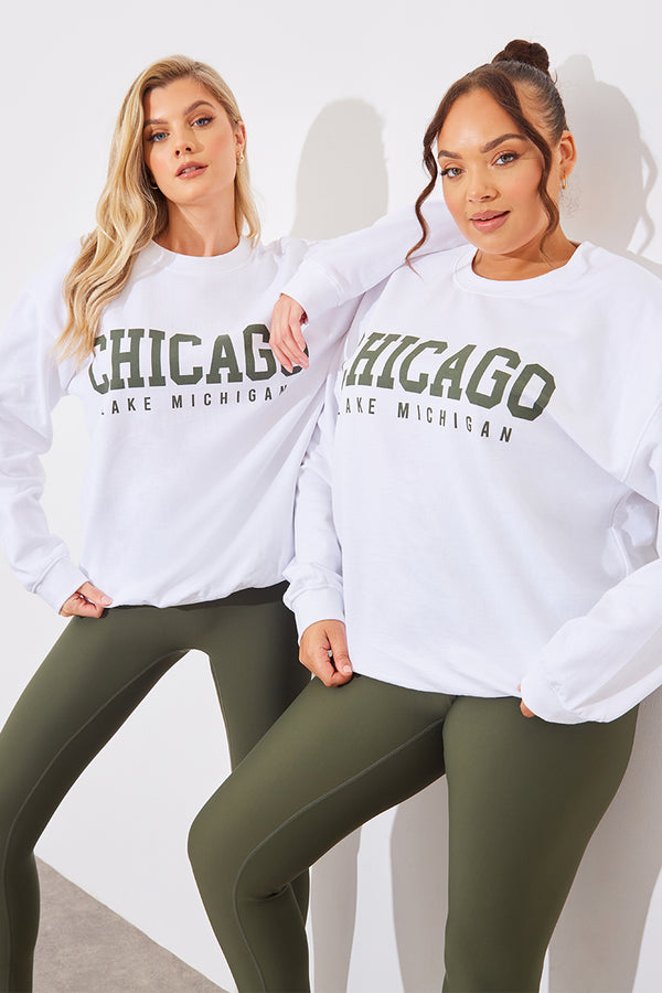 in the style In The Style Chicago Sweater Green