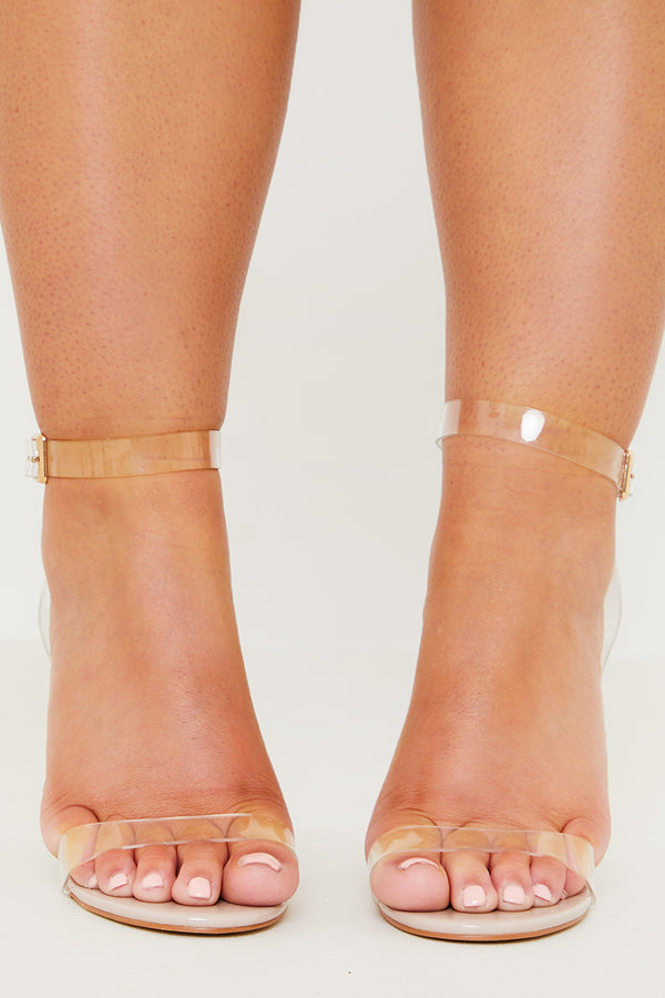 In The Style In The Style Clear Perspex Heel Clear