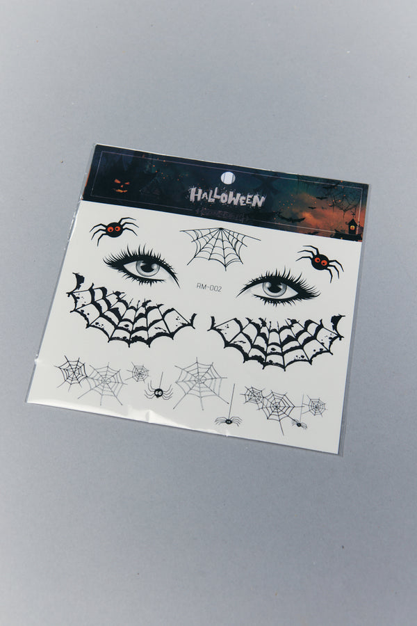 In The Style In The Style Cobweb Face Gems Black