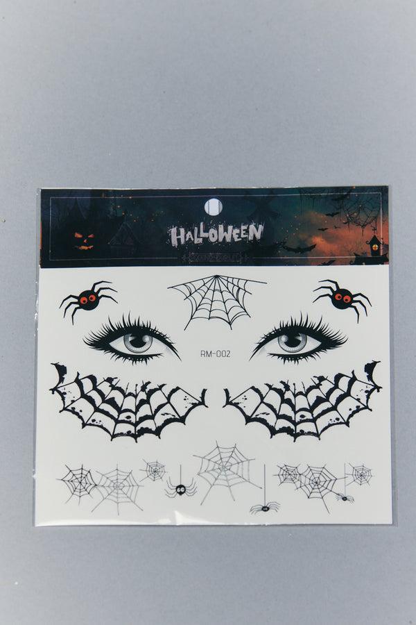 in the style In The Style Cobweb Face Gems Black