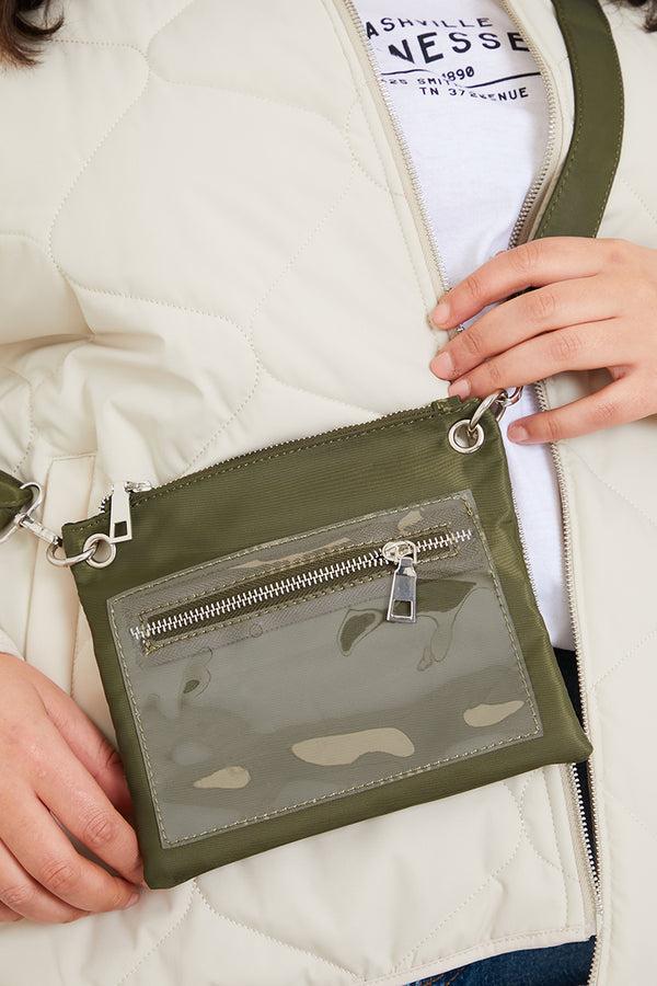 In The Style In The Style Cross Body Bag Khaki
