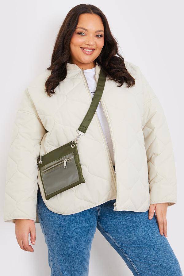 in the style In The Style Cross Body Bag Khaki