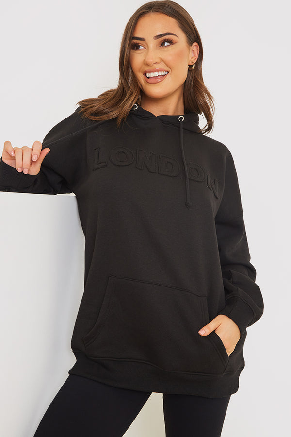 In The Style In The Style LONDON HOODIE Black