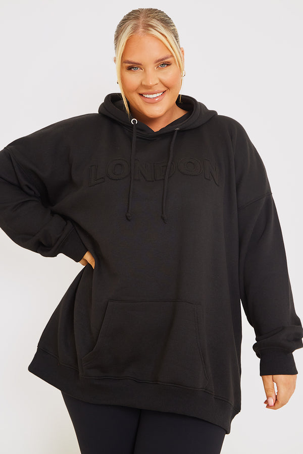 In The Style In The Style LONDON HOODIE Black