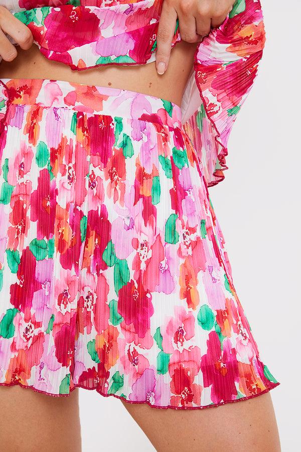 In The Style In The Style Pleated Shorts White