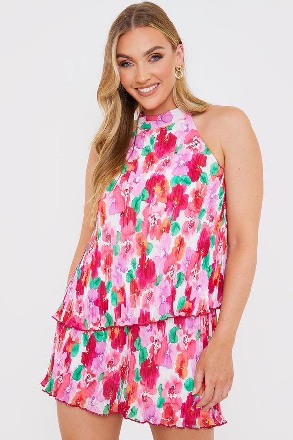 in the style In the Style Pleated Shorts White