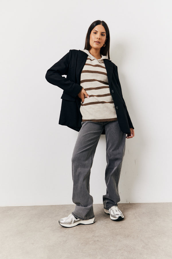 In The Style In The Style Relaxed Blazer Black