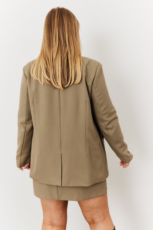 In The Style In The Style Relaxed Blazer Khaki