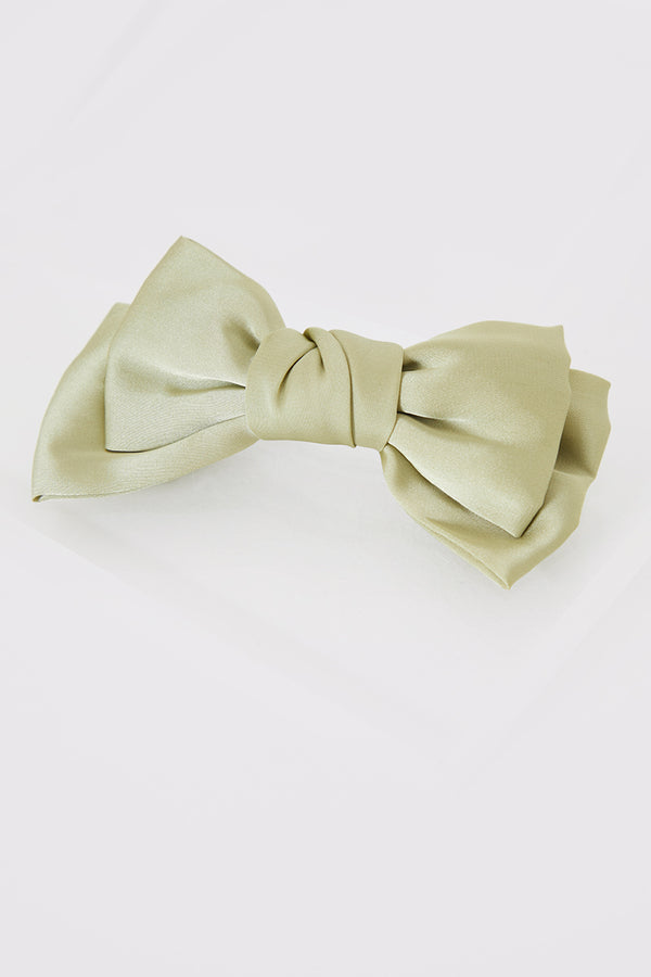 In The Style In The Style Satin Hair Bow Green