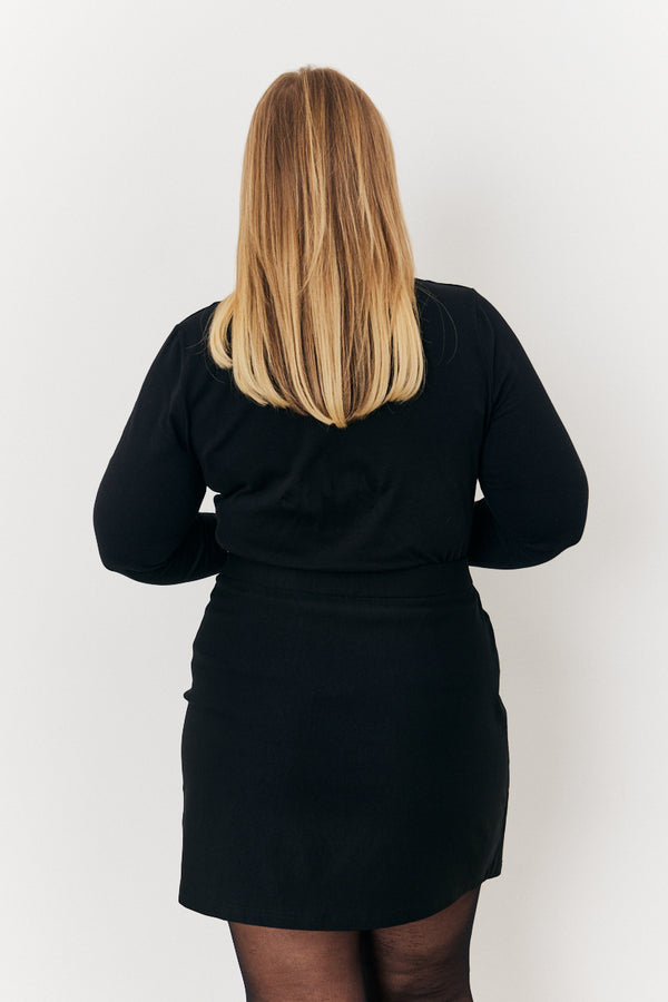 In The Style In The Style Square Neck Top Black