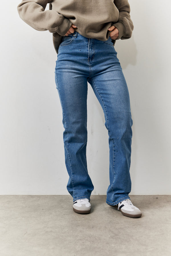 In The Style In The Style Straight Leg Jeans Blue