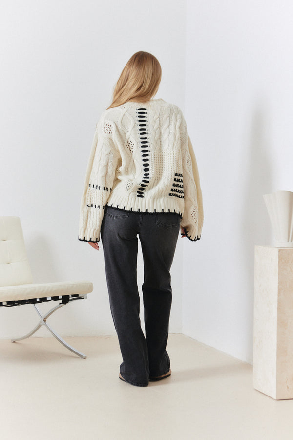 In The Style In The Style Straight Leg Jeans Grey