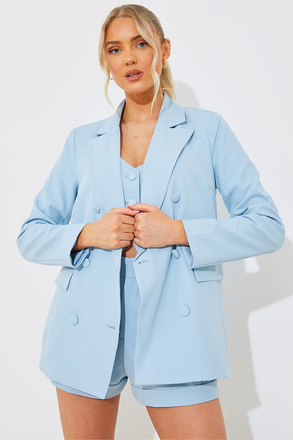 in the style In the Style Tailored Blazer Blue