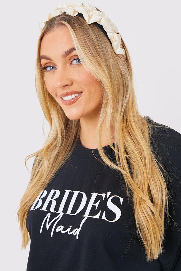 In The Style In The Style Textured Headband White