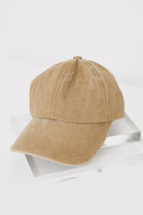 In The Style In The Style Washed Look Cap Beige