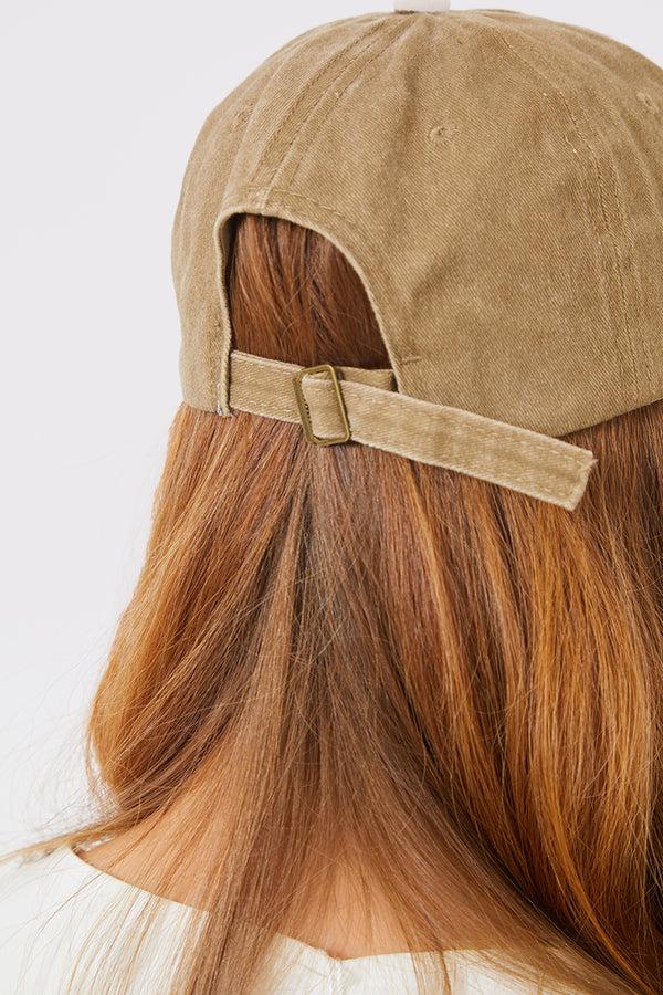 In The Style In The Style Washed Look Cap Beige